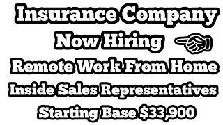 Liberty Mutual Insurance Remote Inside Sales Representative