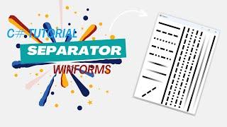 How to Create a Custom Separator C# WinForms | PART 2