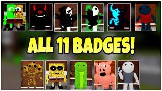 [UPDATED] How to get ALL 11 BADGES & MORPHS in CUSTOM PIGGY SHOWCASE! - ROBLOX