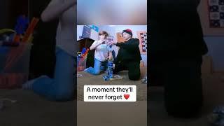 A moment they’ll never forget! 