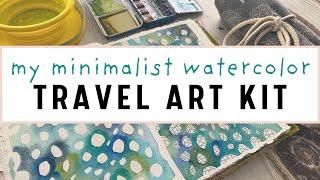 This Minimalist Travel Watercolor Art Supply Kit is a Game Changer!