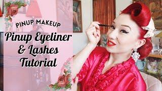 Pinup Eyeliner & False Lash Tutorial with Miss Lady Lace!