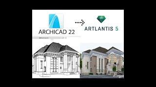 How to Export Archicad 22 file to Artlantis studio 5 in less than 2 minutes