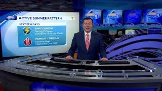 Video: Sunny afternoon, thunderstorms possible in the morning