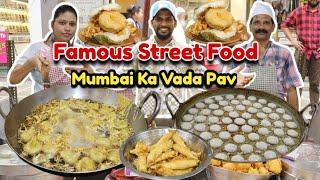 Mumbai Ka Vada Pav  | Famous Street Food | Mumbai Street Food | @RiyazFoodie333