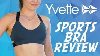 Sports Bra Haul & Review with Hannah! Yvette Sports Bras, Compression Bra for Workouts