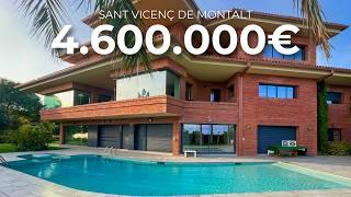 MAGNIFICENT €4.6M Luxury House with PANORAMIC SEA VIEWS in Sant Vicenç de Montalt, Barcelona, Spain