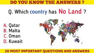 Geographical GK Questions and Answers | General Knowledge | GK Questions | Quiz | Mitabhra GK​