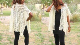 Crochet Summer Cover Up | Crochet Summer Ruana