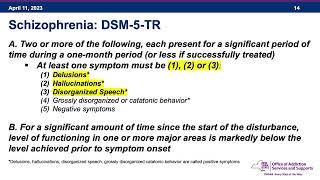 Learning Thursdays: Select Psychotic Disorders and Substance Use