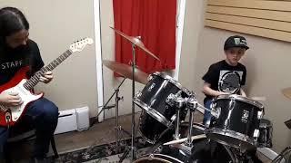 Live from Lesson Sessions - Tyce playing Money Talks by AC/DC on the drums