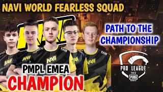 NAVI Journey Of Championship | Path To The Championship | Navi pmpl | Navi Pubg Mobile |