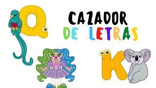 Cazador de Letras / Letras Q y K/ Aprender a Leer con El Profe Paco