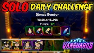 (OLD) SOLO DAILY CHALLENGE [REGEN, SHIELDED] *unedited* | Anime Vanguards