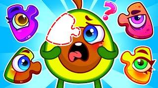 Yes! Sticker Cheat Sheet  Face Puzzle Play  || Best Kids Stories by Meet Penny 