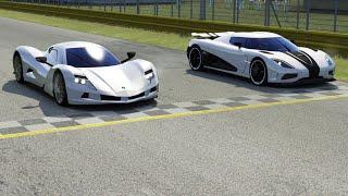 Aspark Owl Electric Hypercar vs Koenigsegg Agera R at Monza Full Course