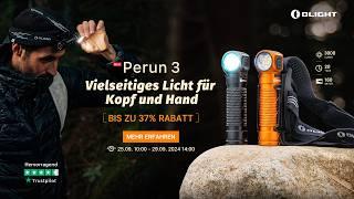 Olight Perun 3: Taschenlampe & Stirnlampe | GEWINNSPIEL