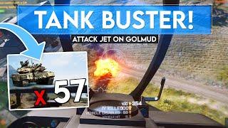 I Destroyed 57 Vehicles... The enemy DID NOT like it! - Battlefield 4