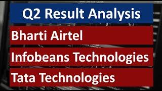 Q2 Result Analysis || Bharti Airtel || Infobeans Technologies || Tata Technologies