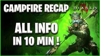 Campfire Recap - All Season 6 Info in 10 Minutes! [Diablo 4 News]