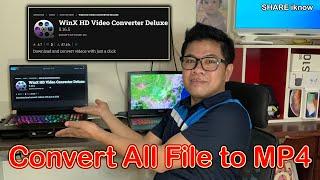 Converter All Fife To MP4 By WinX HD Converter Deluxe