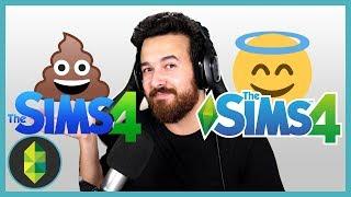 The Sims 4 in 2014 versus 2019