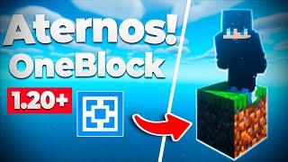  How to Make a ONEBLOCK Server in Minecraft ATERNOS 1.21 & 1.20+  Create