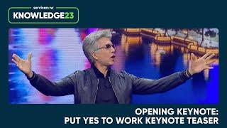 Keynote Teaser | Knowledge 2023