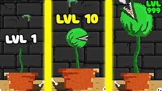 ЭВОЛЮЦИЯ ПОЖИРАТЕЛЯ ЧТОБЫ СОЖРАТЬ ВСЕХ ЛЮДЕЙ В ИГРЕ MAN EATING PLANT