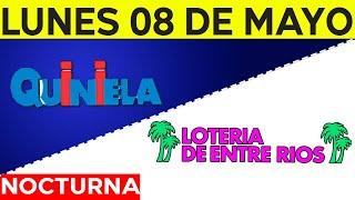 Resultados Quinielas nocturnas de Córdoba y Entre Rios Lunes 8 de Mayo