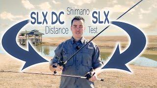 Shimano SLX DC vs SLX casting distance test