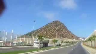 Honda Silverwing route de Tangier Maroc