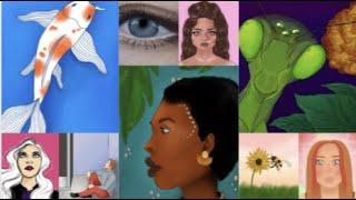 PHS Student Artists COVID 19 Digital Paintings 480p