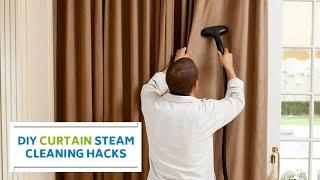 DIY Curtain Steam Cleaning Hacks