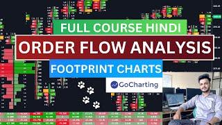  ORDER FLOW ANALYSIS | FOOT PRINT CHARTS | 4 HOURS FULL COURSE | HINDI | INTRADAYGEEKS @GoCharting​