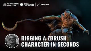 Angel Ricalde’s In-Depth Guide of AccuRIG to Creating & Posing ZBrush Characters | Characer Creator