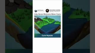 Holy Quran mentions water cycle | Miracles of Quran #allah #islamicscholar #quranfacts