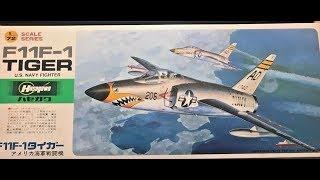 Hasegawa Grumman F 11F Tiger 1,72nd Scale In box review