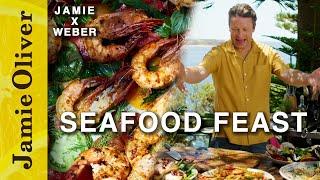 Jamie's Seafood BBQ Feast! | Jamie x Weber