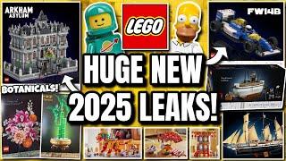 NEW LEGO LEAKS! (Arkham Asylum, Icons, 2025 Sets, Flowers & MORE!)