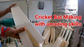 How a cricket bat is made | The Cricket Bat Making with amazing skills