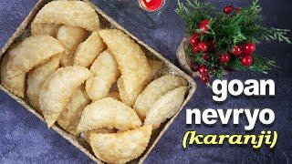 Goan Nevri Recipe | #FatimasCuisineGoan Rava Neureo | Goan Karanji Recipe