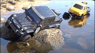 RC ADVENTURES - NEVER GO WHEELiN ALONE : WiNCH RESCUE TRAXXAS MERC G500 TRX6 6X6 & PROJECT OVERKiLL