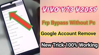 Vivo Y73 V2059 Frp Bypass Without Pc l Vivo V2059 गूगल अकाउंट अनलॉक @biswajit MixTechnical