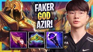 FAKER IS A GOD WITH AZIR! - T1 Faker Plays Azir MID vs Twisted Fate! | Bootcamp 2023