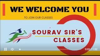 Structure  of  our  Classes :: SOURAV SIR'S CLASSES