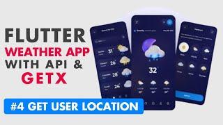 Flutter Responsive Weather App using GetX | Flutter Weather App with API | VelocityX | Final