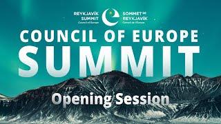 Council of Europe Summit - Opening Session (English)
