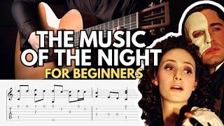 The Music Of The Night Easy Fingerstyle Tab For Beginners