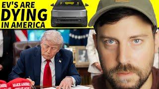 IT'S OVER - Trump kills California's EV mandate. American EV sales plummet.